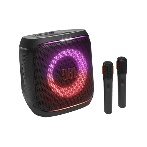 JBL PartyBox Encore 2 Portable Party Speaker with 2 Wireless Mics - Black