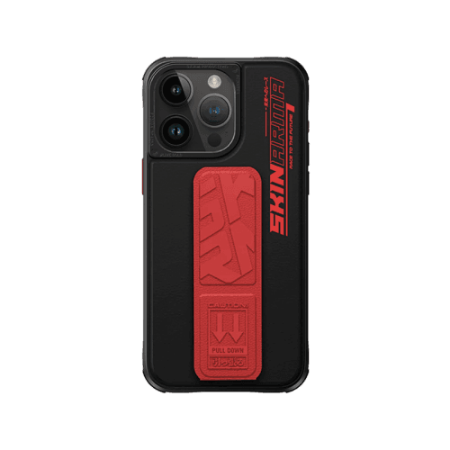 SkinArma Slate Grip-Stand Case for iPhone 15 Pro - Orange