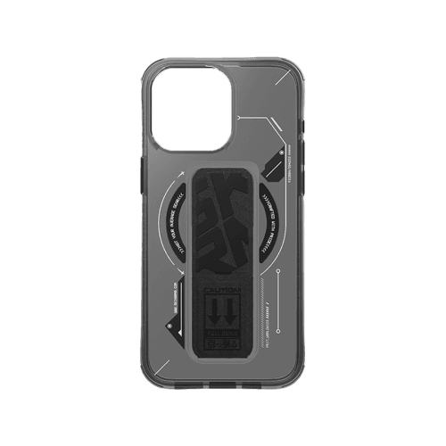 SkinArma Helio MagSafe Case With Grip Stand for iPhone 16 Pro - Black