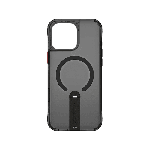 SkinArma Helix MagSafe Case With 360 Rotating Stand for iPhone 16 Pro Max - Black