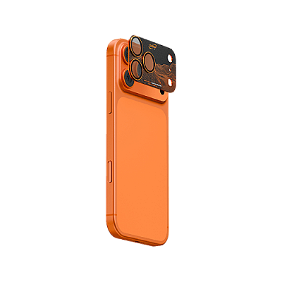 SkinArma Sonix Aluminium Camera Lens Protector for iPhone 17 Pro Max - Orange