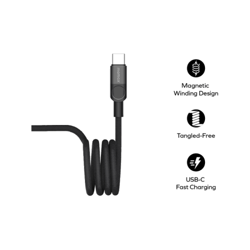 Momax Mag Link USB-C to USB-C Magnetic Cable 100W 1m - Gold