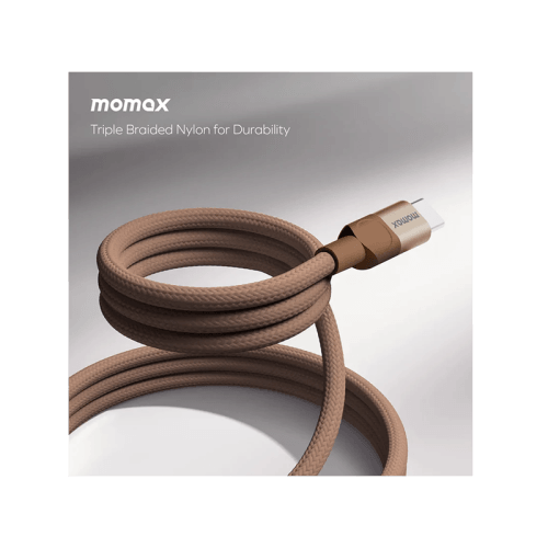 Momax Mag Link USB-C to USB-C Magnetic Cable 100W 1m - Gold