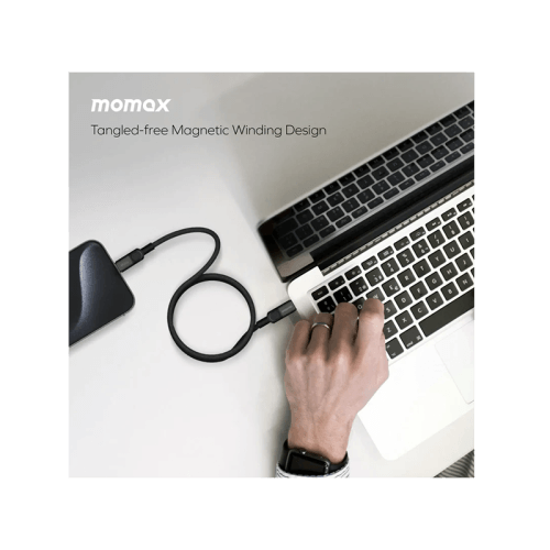 Momax Mag Link USB-C to USB-C Magnetic Cable 100W 1m - Gold