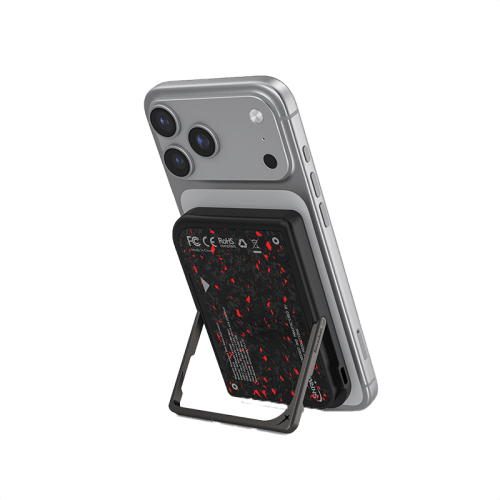 SkinArma Vektor 20W PD 5000mAh Magnetic Power Bank With Smart Kick Stand - Black