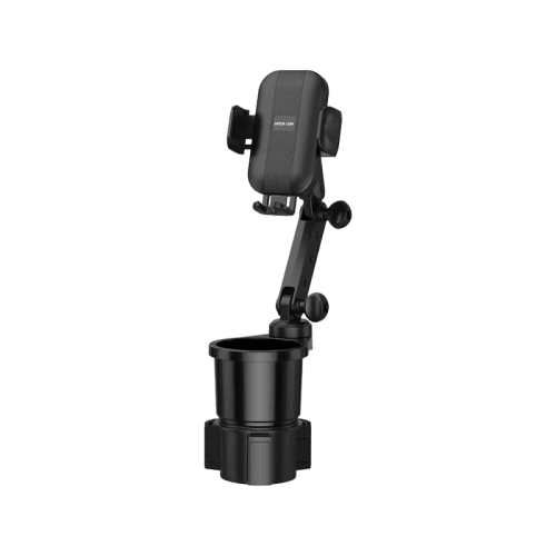 Green Lion 2-In-1 Flexgrip Car Cup Holder & Phone Mount - Black