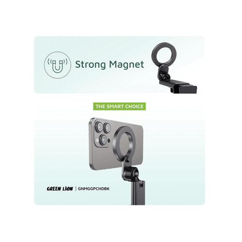 Green Lion MagGrip Car Holder - Black