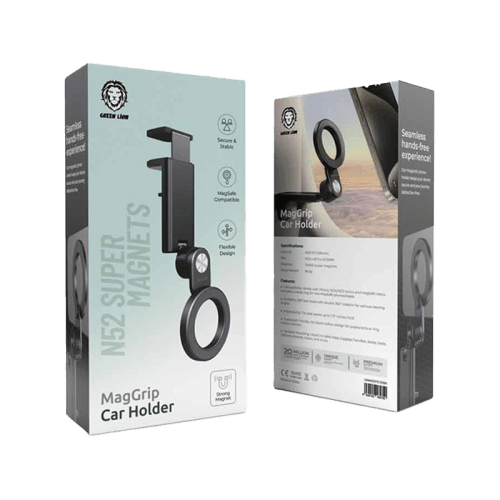 Green Lion MagGrip Car Holder - Black