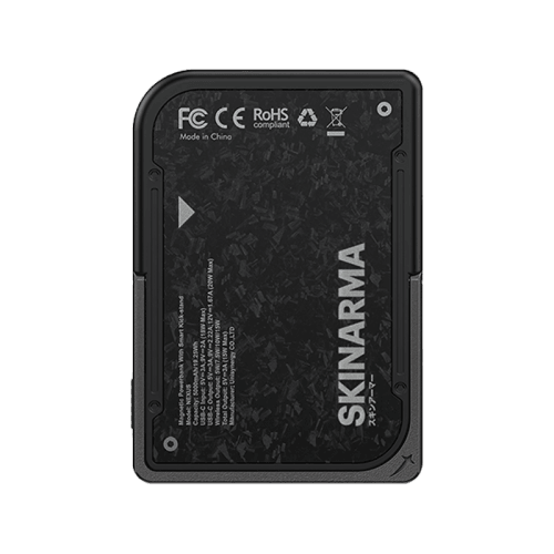 SkinArma Vektor 20W PD 5000mAh Magnetic Power Bank With Smart Kick Stand - Onyx