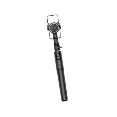 Momax 1-Snap Pole Magnetic Tripod Selfie Stick with Wireless Remote - Black