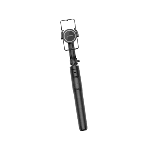 Momax 1-Snap Pole Magnetic Tripod Selfie Stick with Wireless Remote - Black