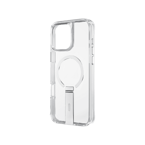 Uniq Hybrid Eleva MagSafe Case with Camera Stand for iPhone 16 Pro Max – Lucent Clear