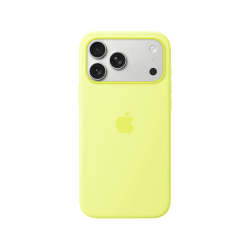 Apple Silicone MagSafe Case for iPhone 17 Pro - Neon Yellow