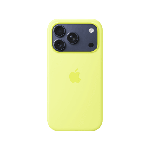 Apple Silicone MagSafe Case for iPhone 17 Pro - Neon Yellow