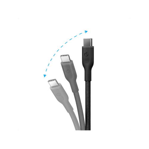 Energea Flow 480mbps USB-C to USB-C 60W Cable 1.5M - Indigo Blue