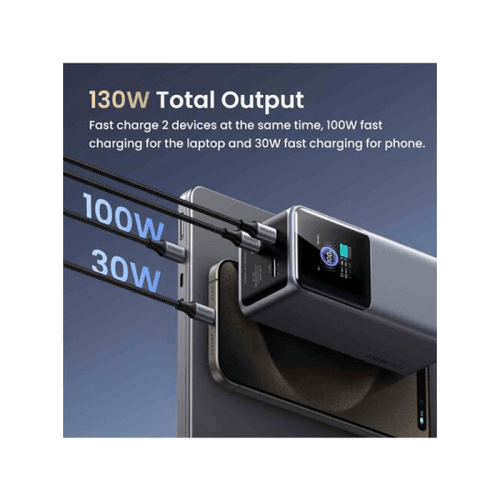 Ugreen Nexode 130W 20000mAh Fast Charging Power Bank - Black