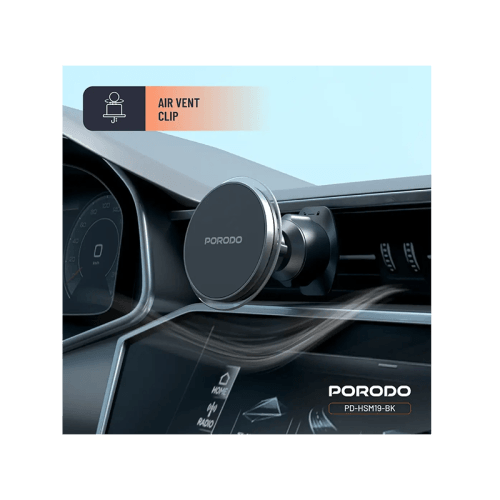 Porodo 2 In 1 Magsafe Car Mount - Black