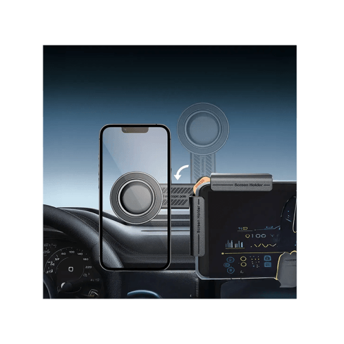 Porodo 360° Adjustable Magsafe Car Screen Mount - Black