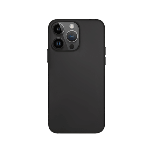 Smart Premium Silicone Magnetic Case for iPhone 14 Pro - Black