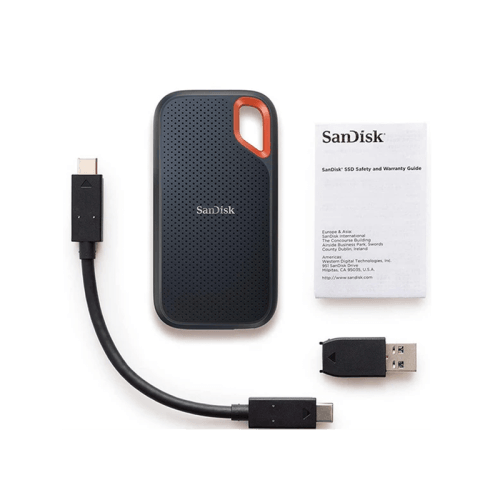 SanDisk Extreme Portable SSD 1TB External Hard Drive - Black