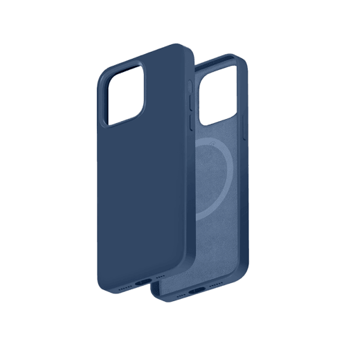 Smart Premium Silicone Magnetic Case for iPhone 14 Pro Max - Blue