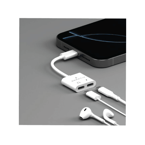 Smart Premium Duo Link Pro 2 In 1 USB-C Hub - White