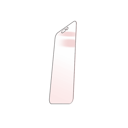 BodyGuardz Red Light Converter Glass Screen Protector for iPhone Air