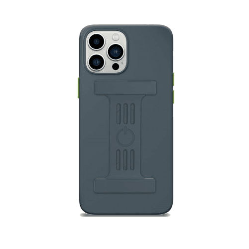 Goui Magnetic Case With Magnetic Bars for iPhone 13 Pro Max + Magnetic Strap - Steel Grey