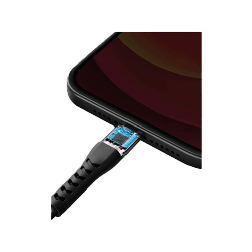 Energea Nyloflex USB-C to Lightning Cable 3M - Black