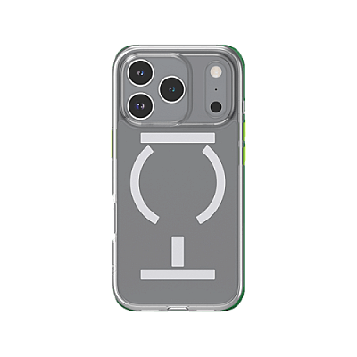 Goui Magnetic Clear Case With Magnetic Bars for iPhone 17 Pro + Magnetic Strap