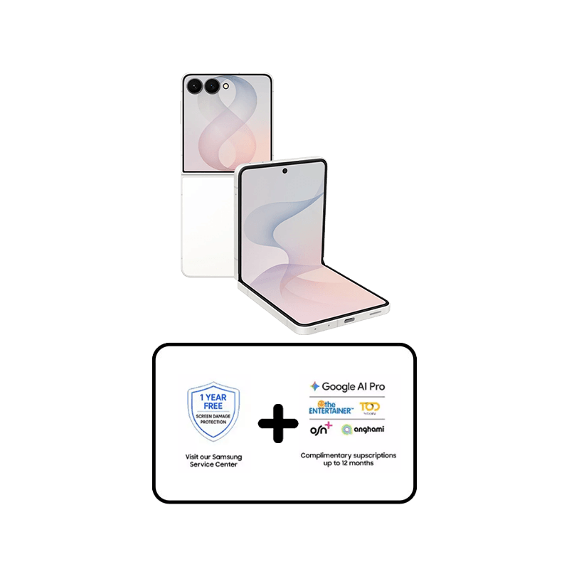 Pre Order - Samsung Galaxy Z Flip 8 5G Mobile 12GB/512GB - Cream