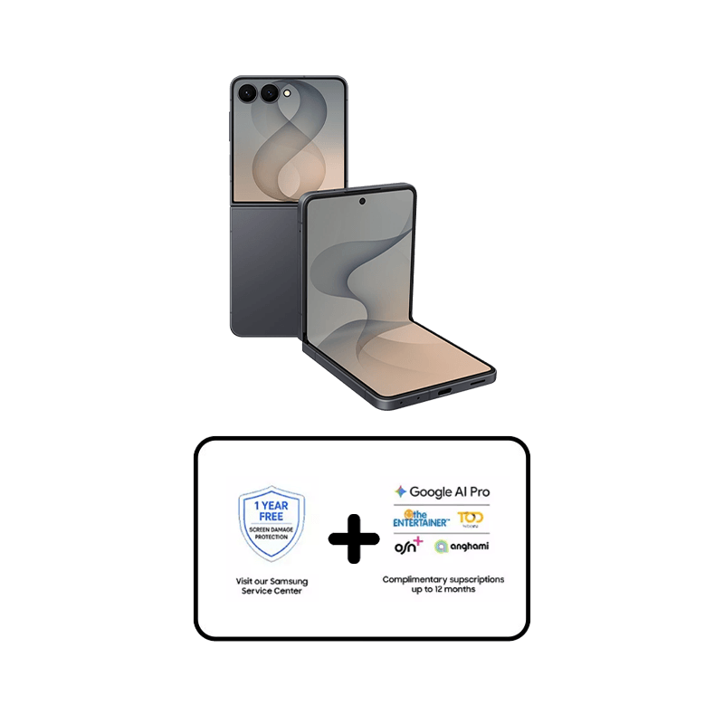Pre Order - Samsung Galaxy Z Flip 8 5G Mobile 12GB/512GB - Graphite