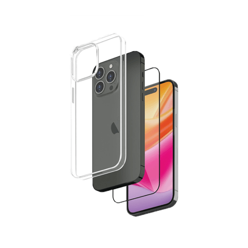 Smart Premium Bundle Case + Screen Protector for iPhone 15 Pro Max