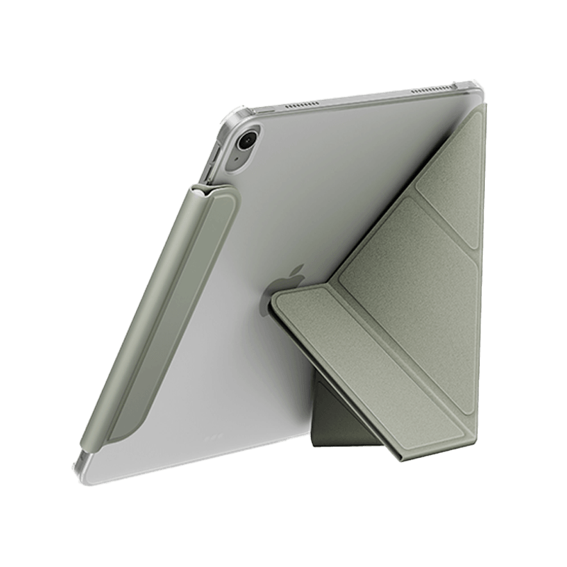 Uniq Camden Lite Case With Detachable Pencil Sleeve for iPad 11" (A16) - Sage Green