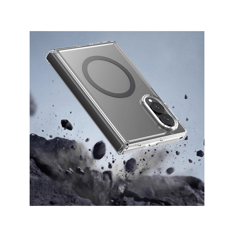 Araree Duple Magsafe Case For Samsung Galaxy Z Fold 8 - Clear Black