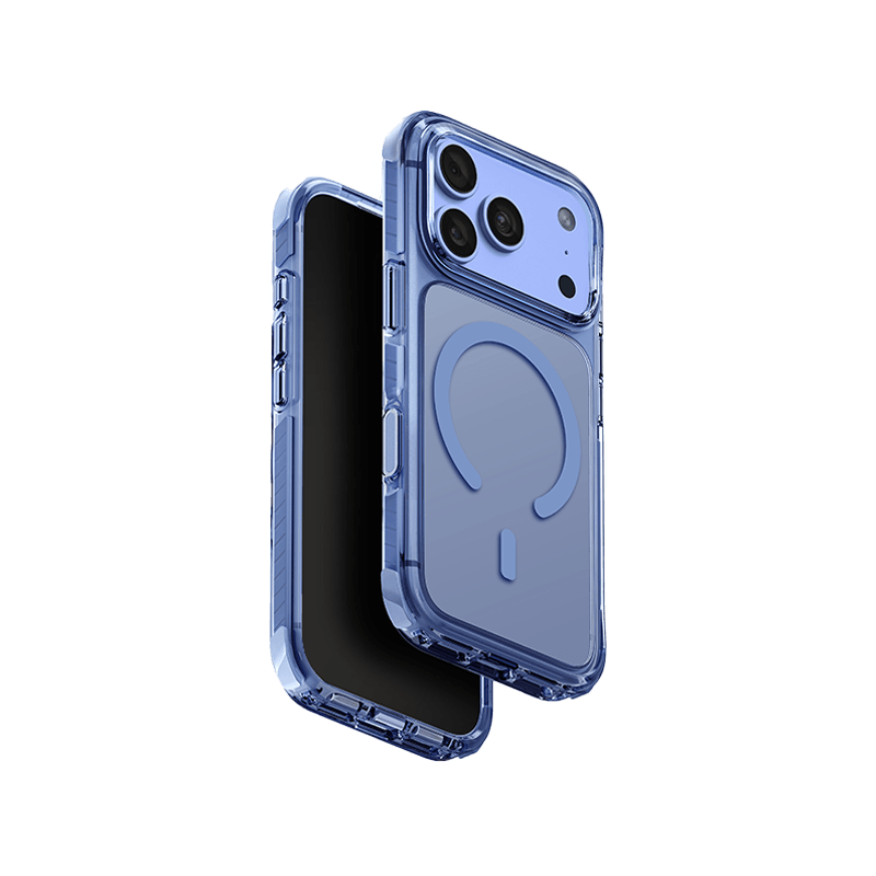 Uniq Hybrid Combat MagSafe Case for iPhone 18 Pro Max - Polar Blue