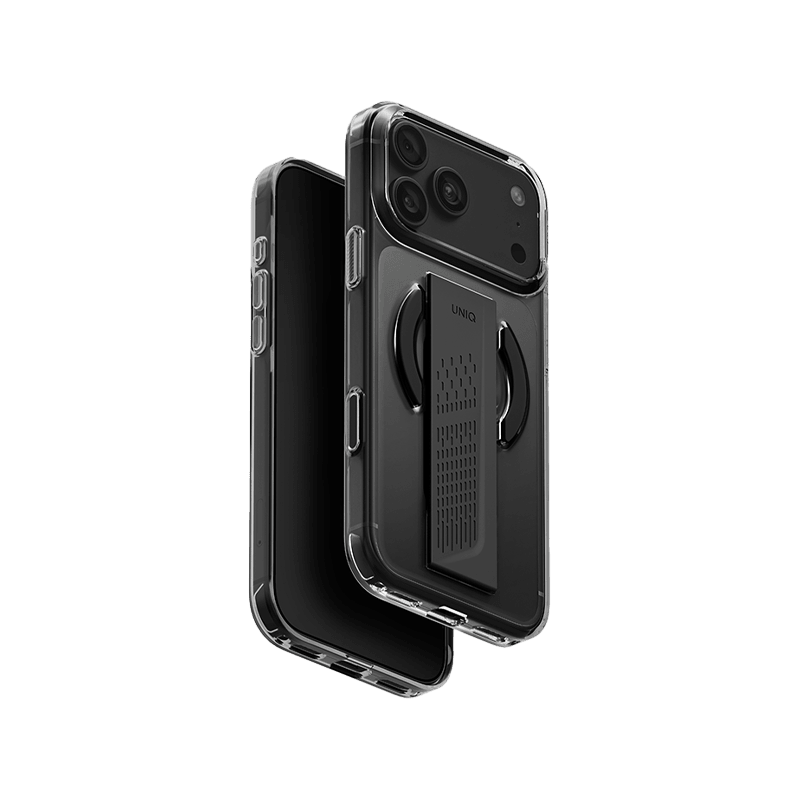 Uniq Hybrid Heldro Air MagSafe Case for iPhone 18 Pro Max - Tinted Smoke
