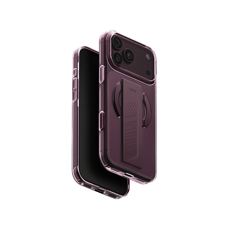 Uniq Hybrid Heldro Air MagSafe Case for iPhone 18 Pro - Velvet Burgundy