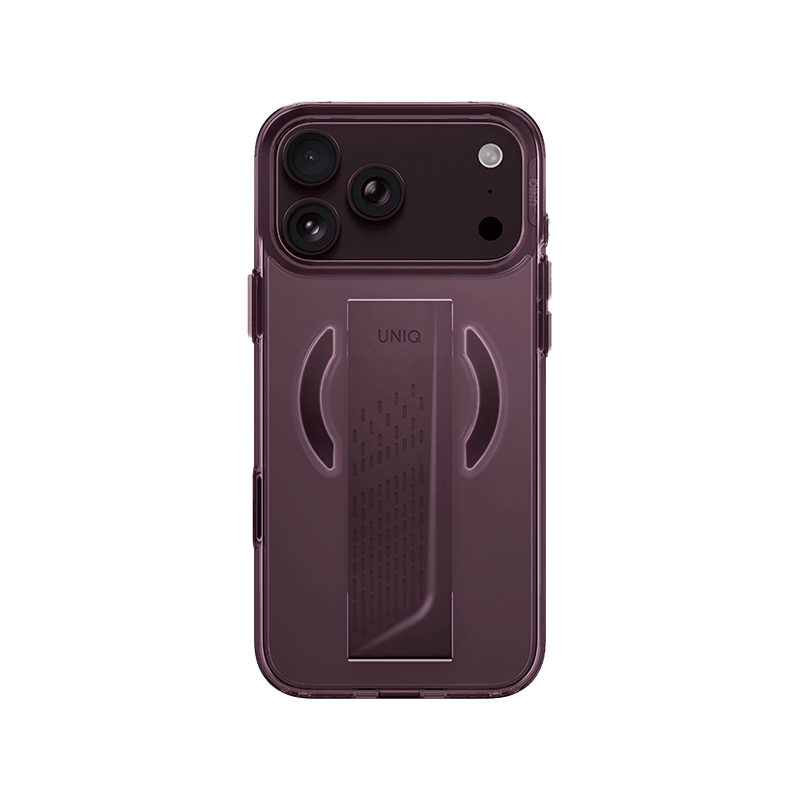 Uniq Hybrid Heldro Air MagSafe Case for iPhone 18 Pro - Velvet Burgundy
