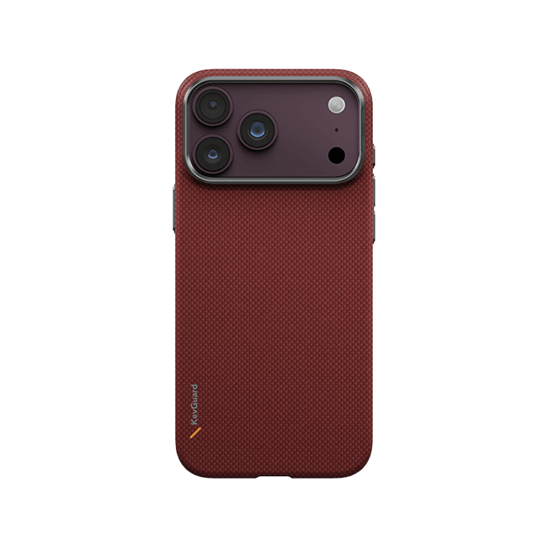 Uniq Hybrid Keva Edge MagSafe Case for iPhone 18 Pro Max - Ember Red