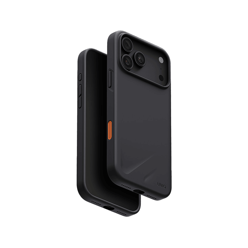 Uniq Hybrid Lino MagSafe Case for iPhone 18 Pro - Charcoal Grey