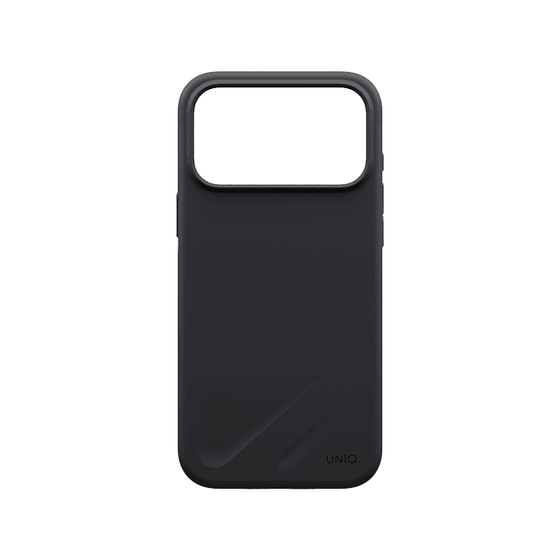 Uniq Hybrid Lino MagSafe Case for iPhone 18 Pro - Charcoal Grey