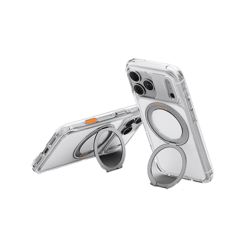 Uniq Hybrid Swivix With 360 Rotating Kickstand MagSafe Case for iPhone 18 Pro - Lucent Clear