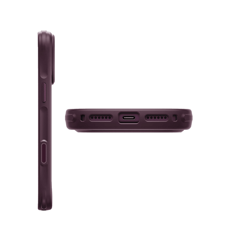 Uniq Hybrid Veren MagSafe Case for iPhone 18 Pro - Burgundy Frost