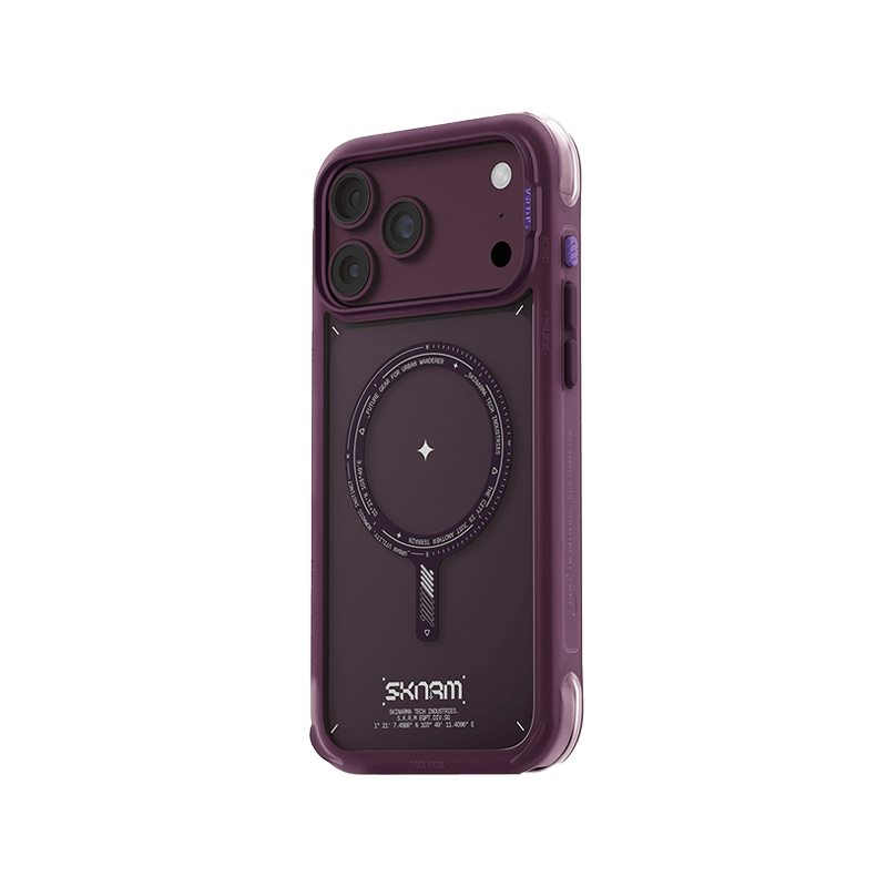 SkinArma Avion MagSafe Case for iPhone 18 Pro - Burgundy