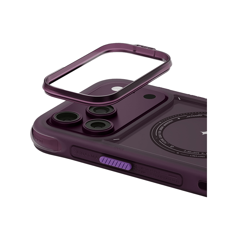 SkinArma Avion MagSafe Case for iPhone 18 Pro - Burgundy