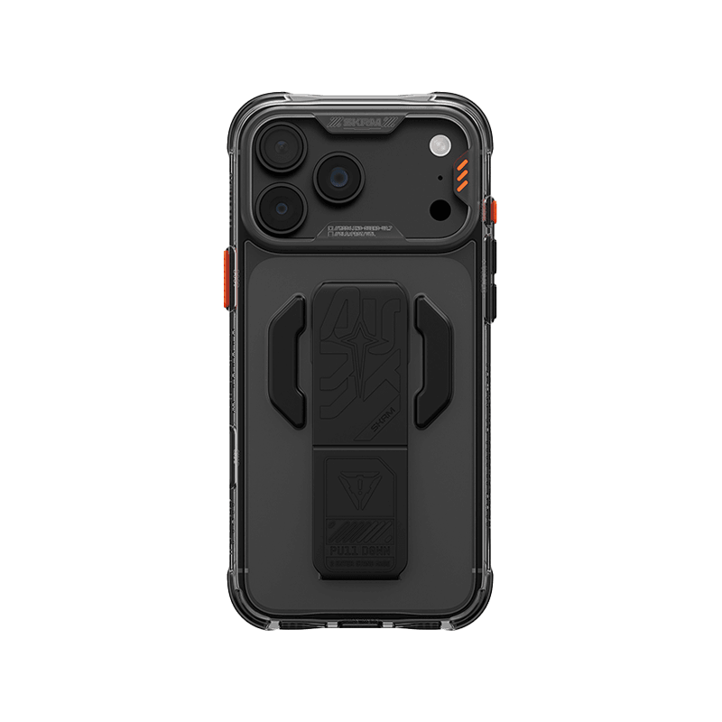 SkinArma Helio CE MagSafe Case With Grip Stand for iPhone 18 Pro - Graphite