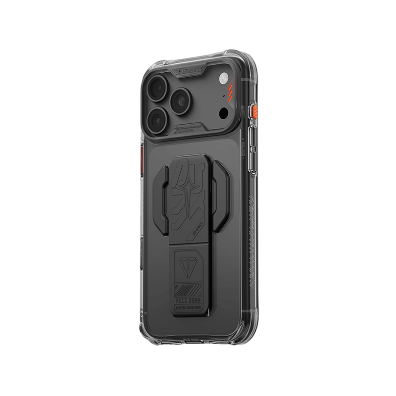 SkinArma Helio CE MagSafe Case With Grip Stand for iPhone 18 Pro - Graphite