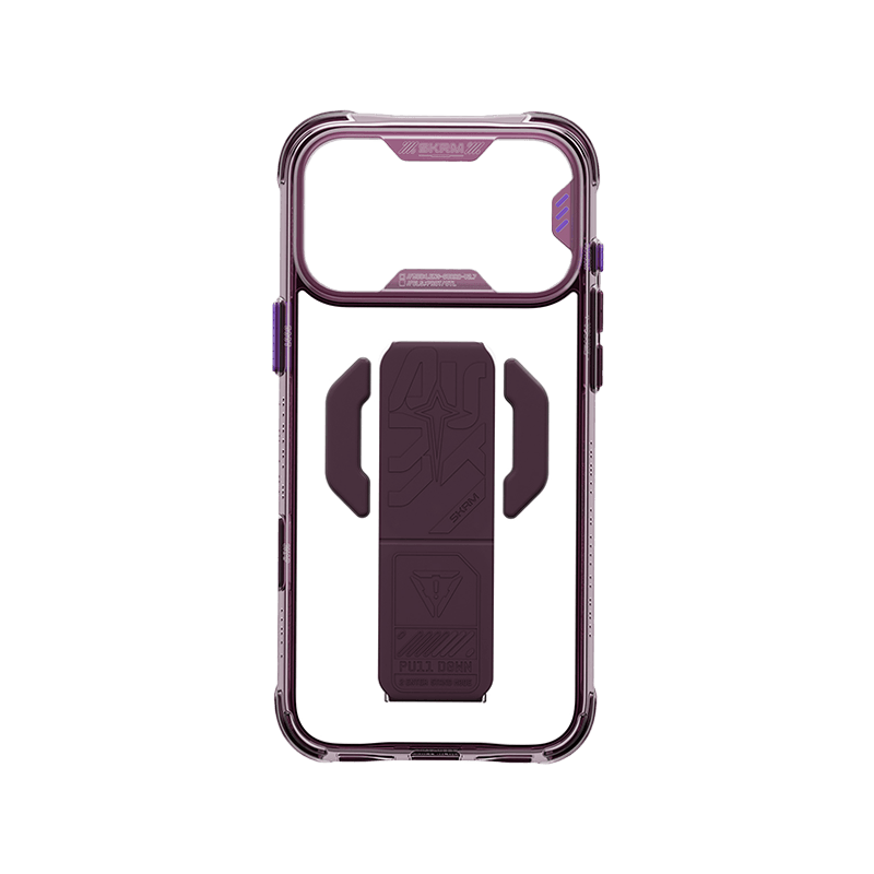 SkinArma Helio CE MagSafe Case With Grip Stand for iPhone 18 Pro Max - Burgundy