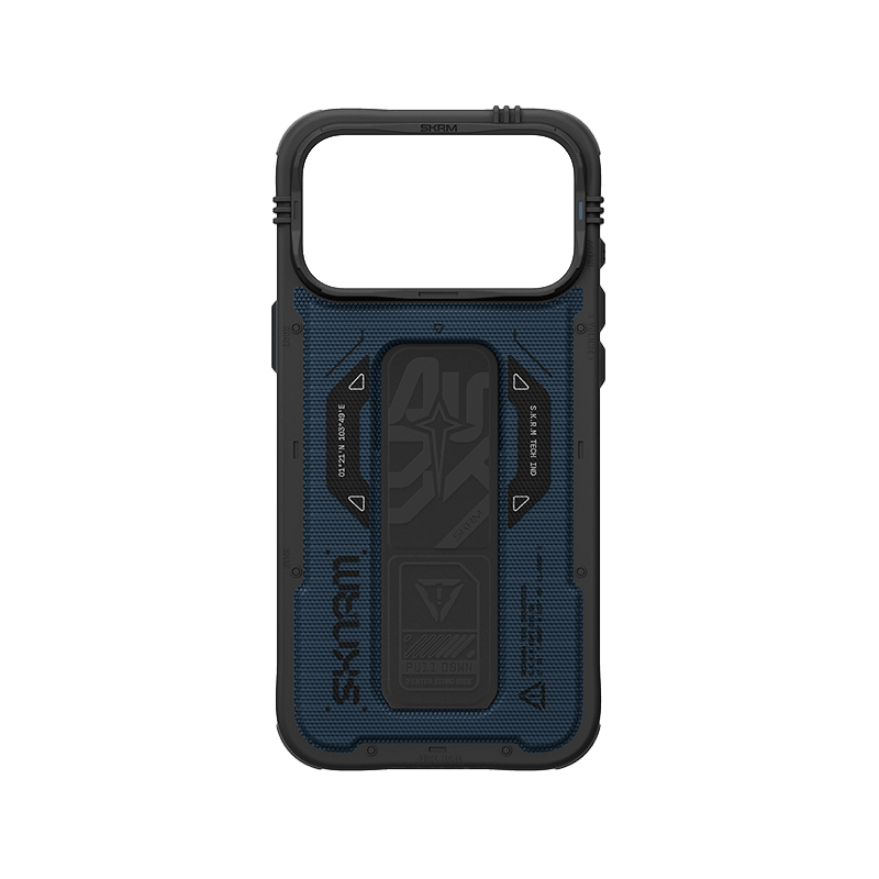 SkinArma Phantom MagSafe Case With Grip Stand for iPhone 18 Pro - Blue
